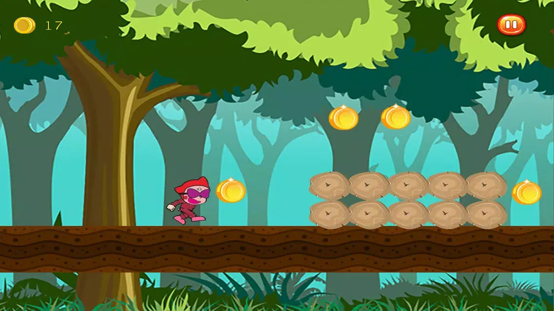 Red Jumping Ninja Fight سکرین شاٹس