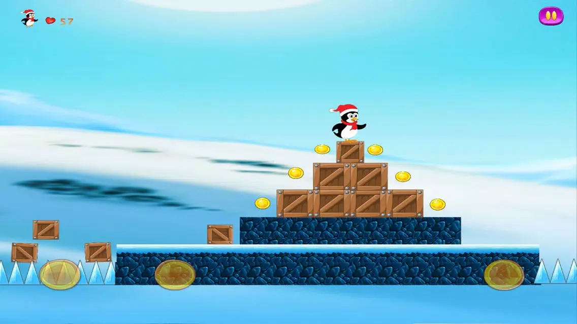 ภาพหน้าจอของ Frozen Penguin Run