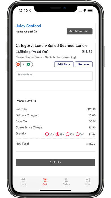 DevourNow Delivery-Pickup স্ক্রিনশট
