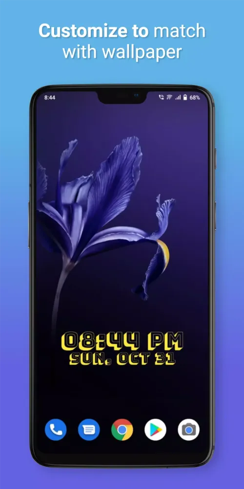Tangkapan skrin Digital Clock Widget