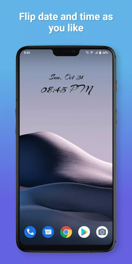Tangkapan skrin Digital Clock Widget