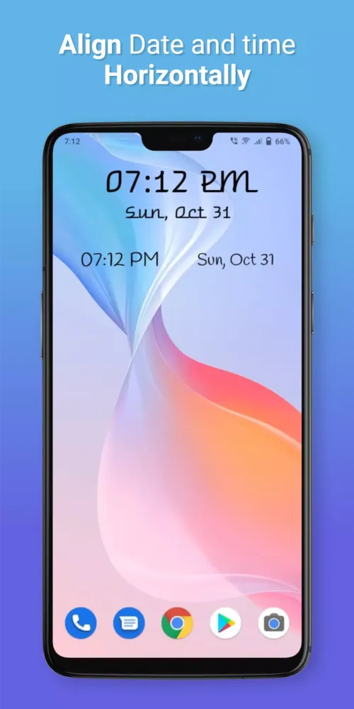 Tangkapan skrin Digital Clock Widget