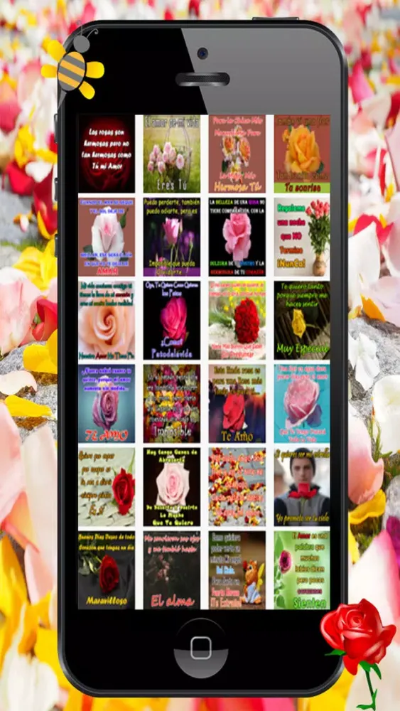Captures d'écran de Imagenes De Rosas Con Frases