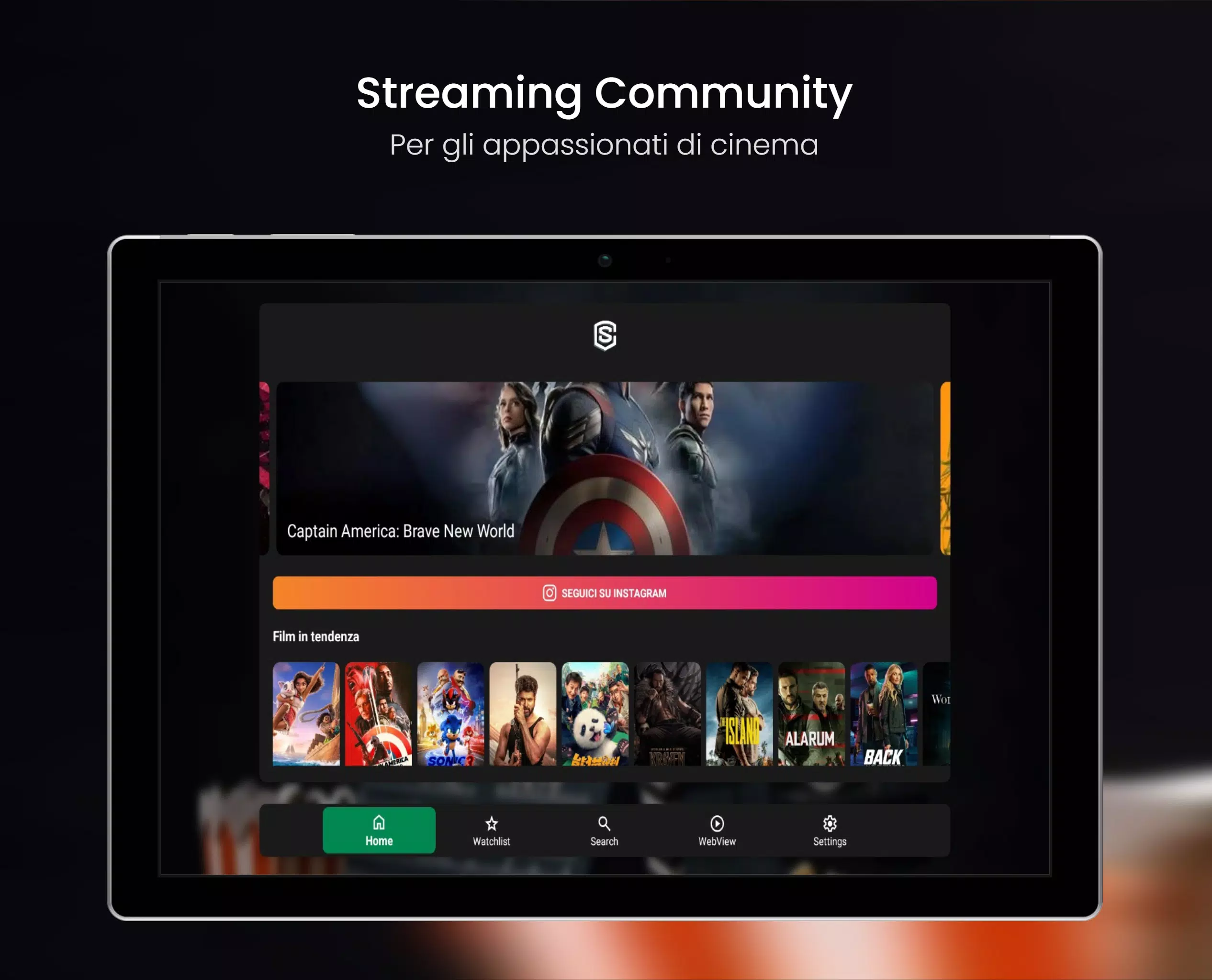 Streaming Community Screenshots
