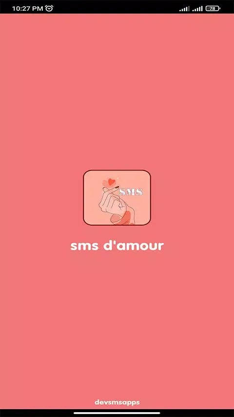romantique sms d'amour 2025 Screenshots