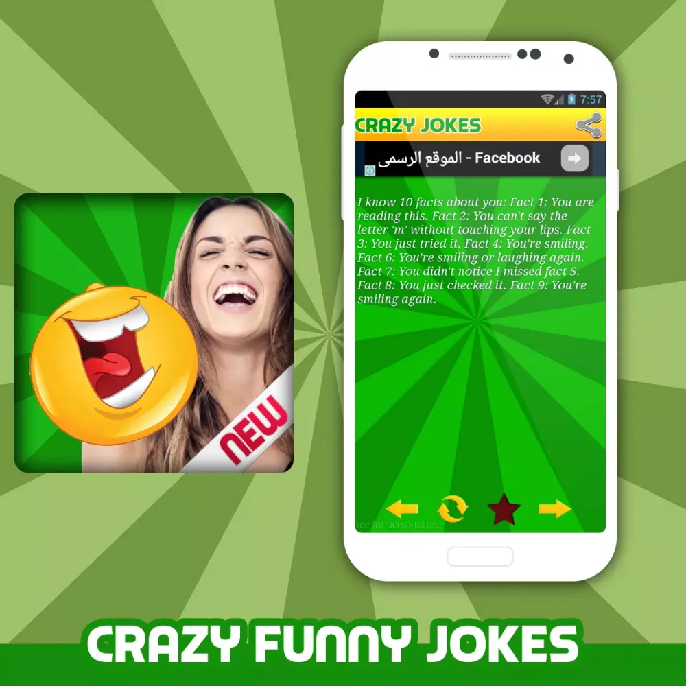 Tangkapan layar Funny Crazy Jokes - Best Jokes