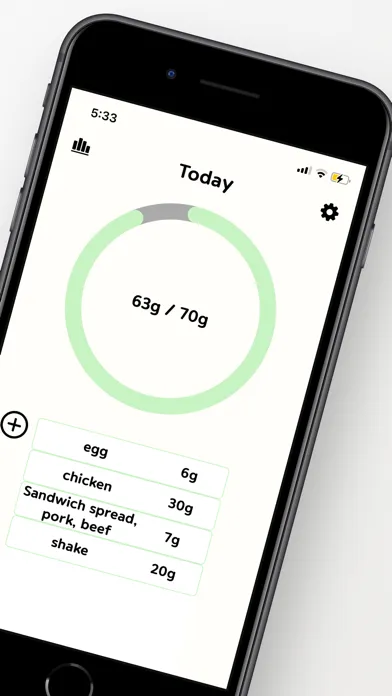 Hello Protein- Protein Tracker Screenshots