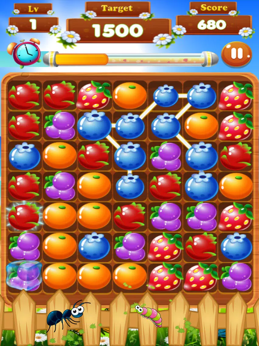 Ảnh chụp màn hình của Sweet Pop Fruits Connect iPad 