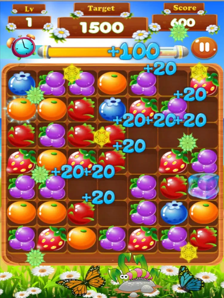Tangkapan skrin Sweet Pop Fruits Connect iPad 