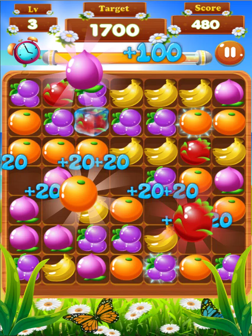 Ảnh chụp màn hình của Sweet Pop Fruits Connect iPad 