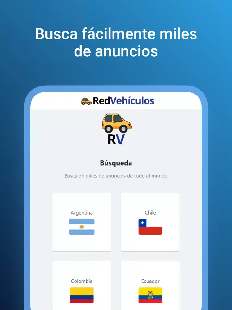 RedVehiculos iPad 应用截图