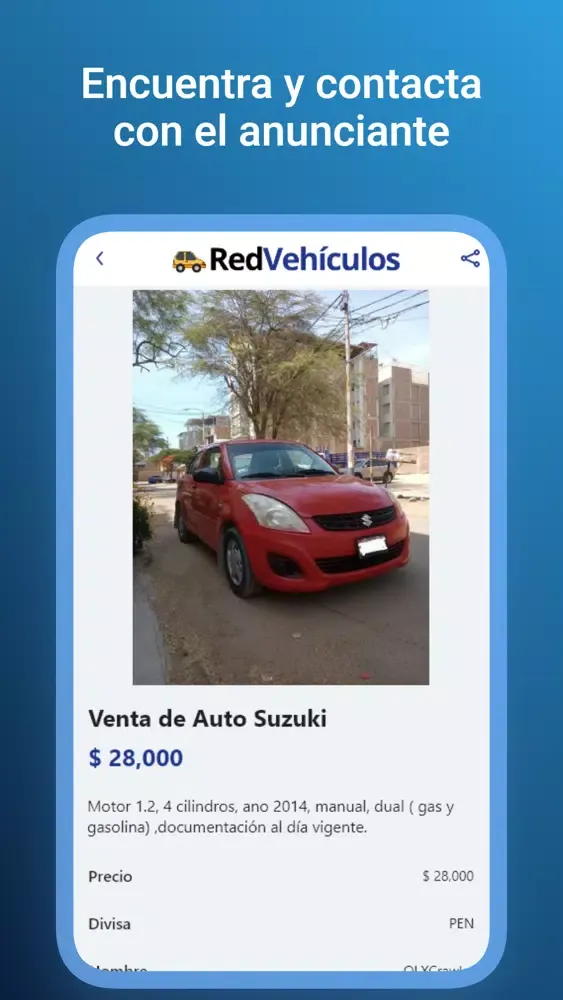 RedVehiculos应用截图