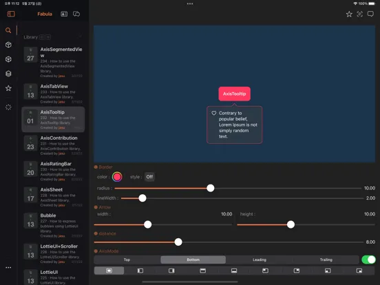 Zrzuty ekranu Fabula for SwiftUI iPad 