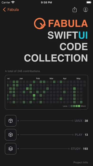 Zrzuty ekranu Fabula for SwiftUI