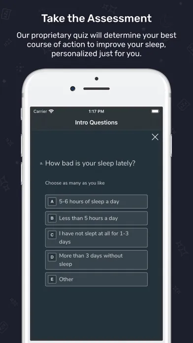 Capturas de tela do d’med: Sleep Training App