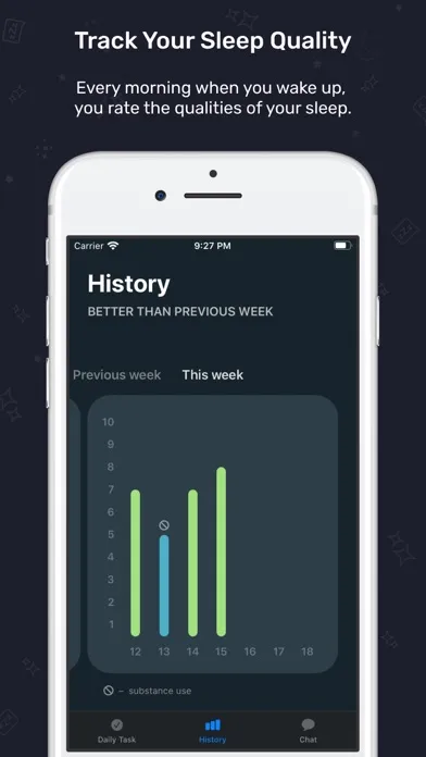 Capturas de tela do d’med: Sleep Training App