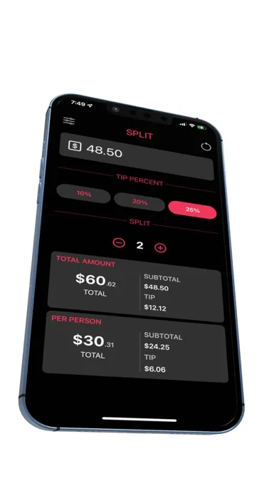 Screenshot di Split: Tip Calculator