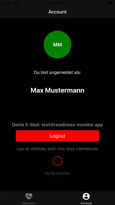 Readiness Monitor Screenshots