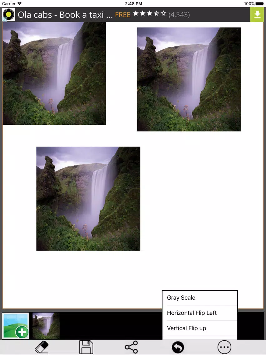 Capturas de pantalla de Photo Collage Canvas iPad 