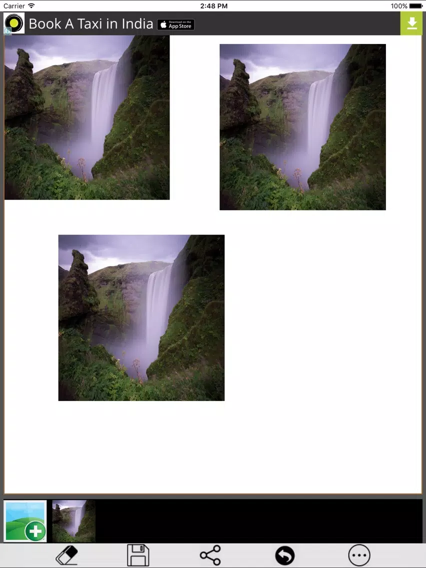 Capturas de pantalla de Photo Collage Canvas iPad 