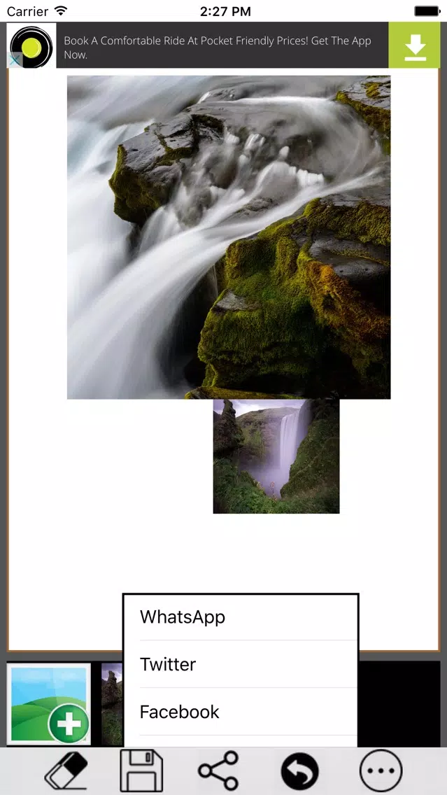 Capturas de pantalla de Photo Collage Canvas