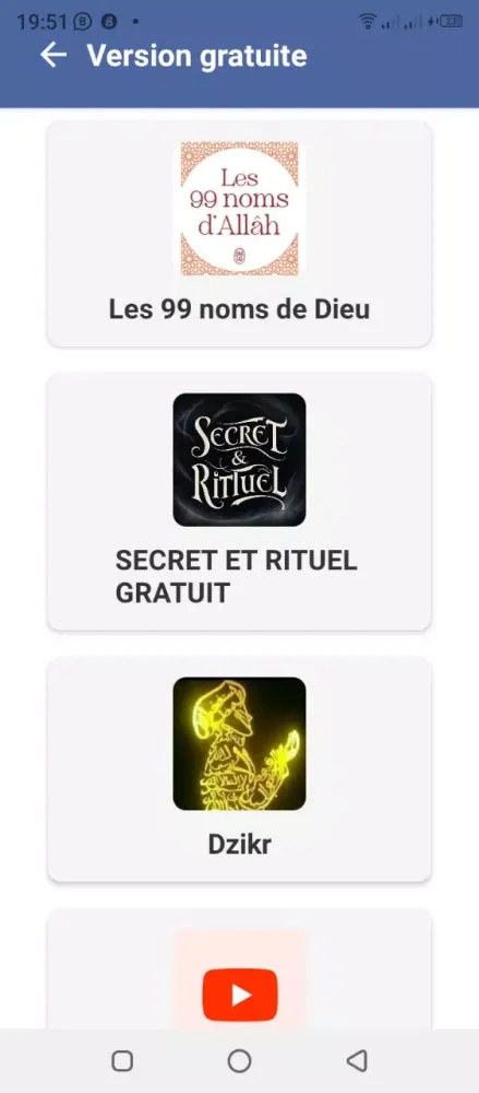 Captures d'écran de SECRET MYSTIQUE ET RITUEL
