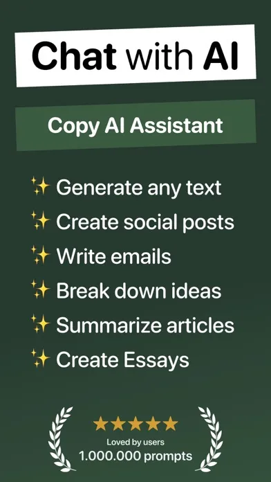 AI Chatbot: Paragraph Writer Screenshots