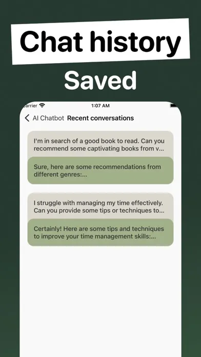 AI Chatbot: Paragraph Writer Screenshots