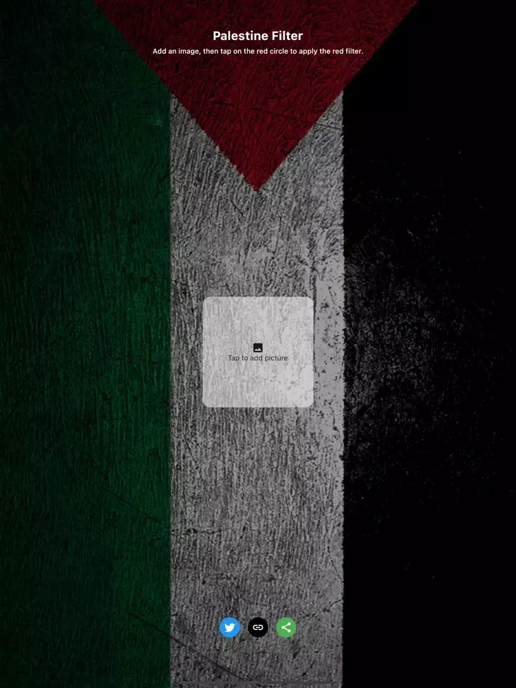 Capturas de pantalla de Palestine Filter iPad 