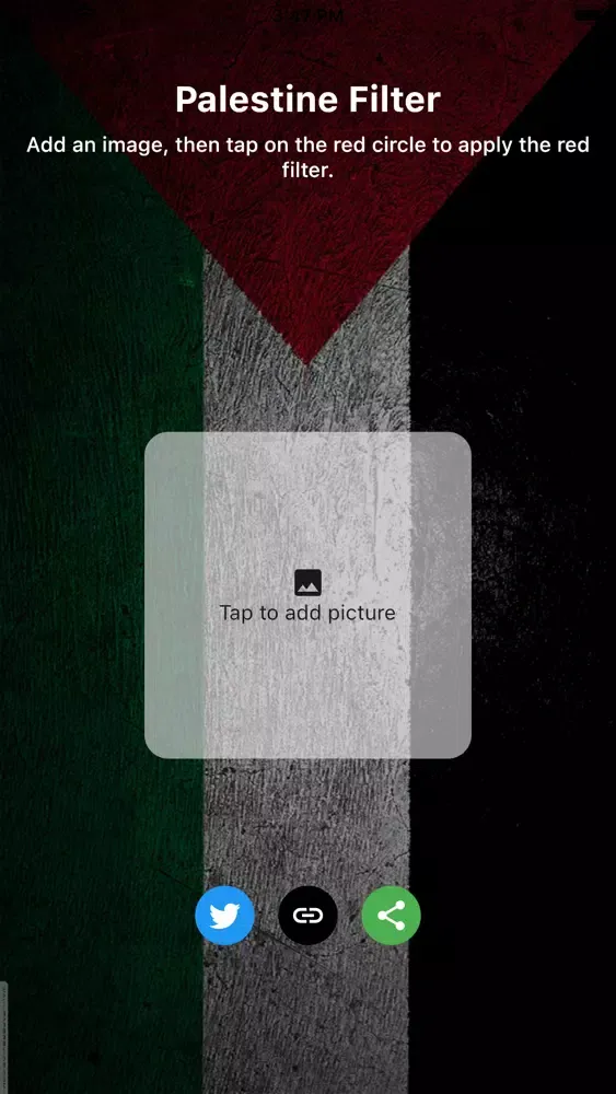 Capturas de pantalla de Palestine Filter
