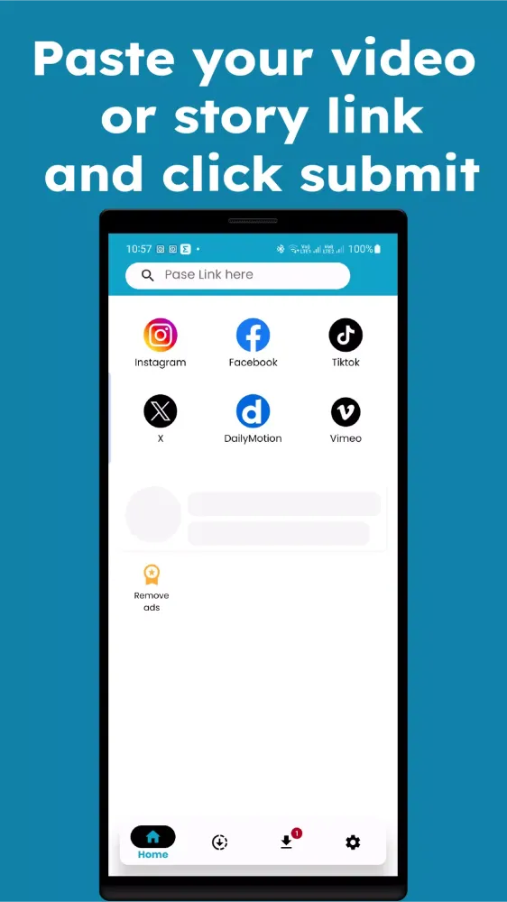 Ảnh chụp màn hình của Social Video Downloader