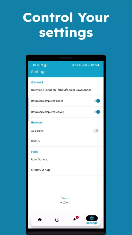 Ảnh chụp màn hình của Social Video Downloader