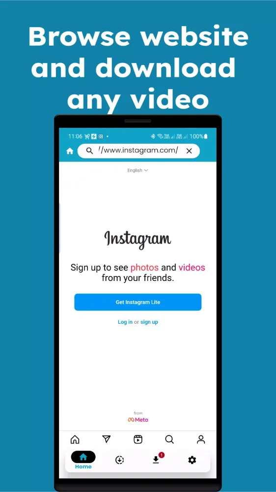 Ảnh chụp màn hình của Social Video Downloader