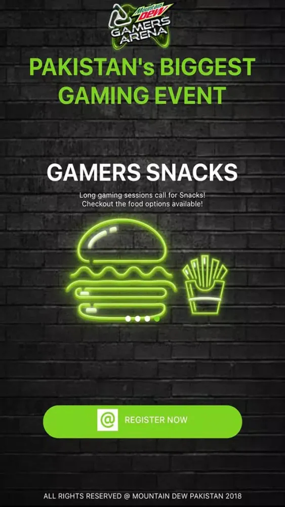 Capturas de tela do Dew Gamers Arena
