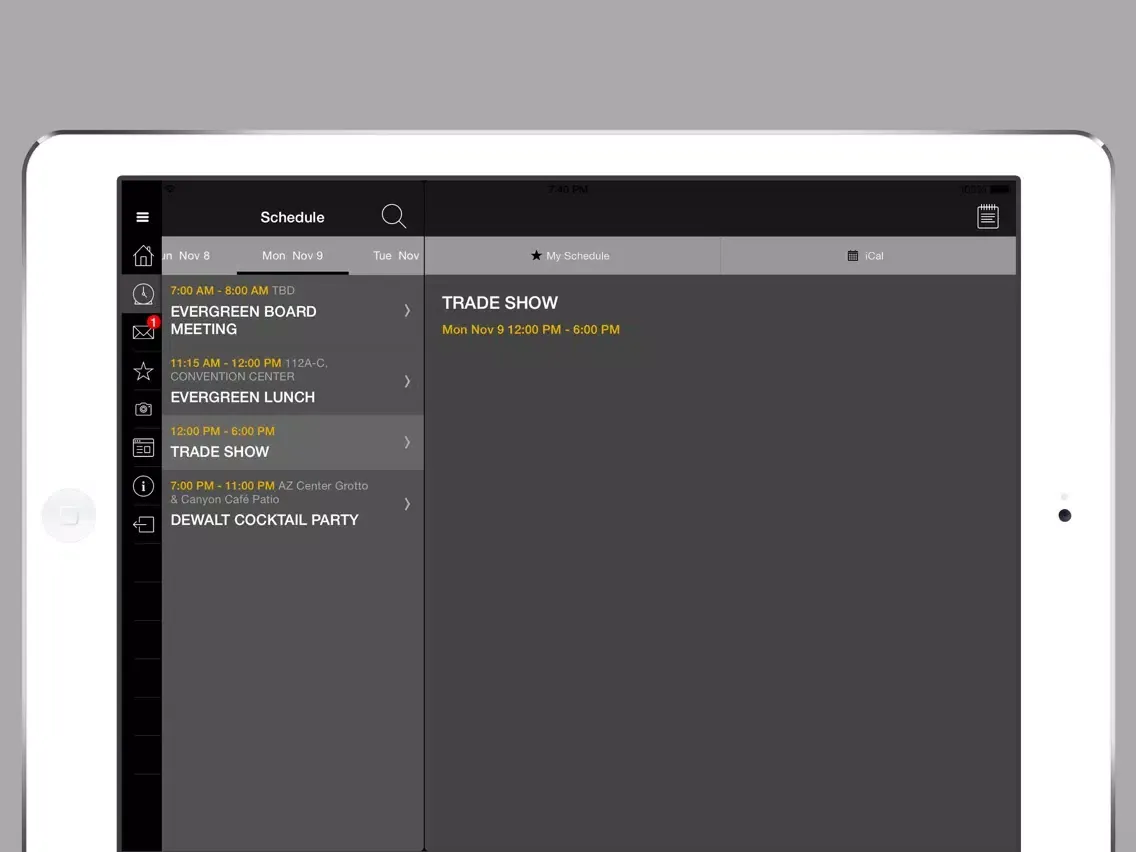 DEWALT Special Events iPad  スクリーンショット