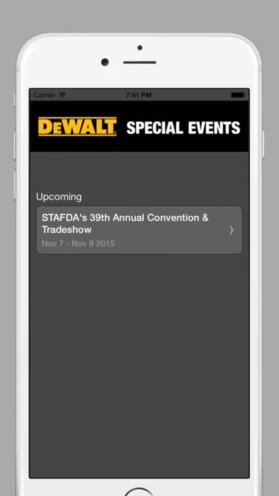 DEWALT Special Events スクリーンショット