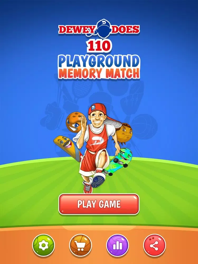 Dewey Does - Memory Match Game iPad  स्क्रीनशॉट