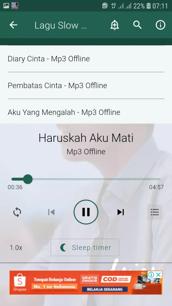 Tangkapan layar Haruskah Aku Mati Offline