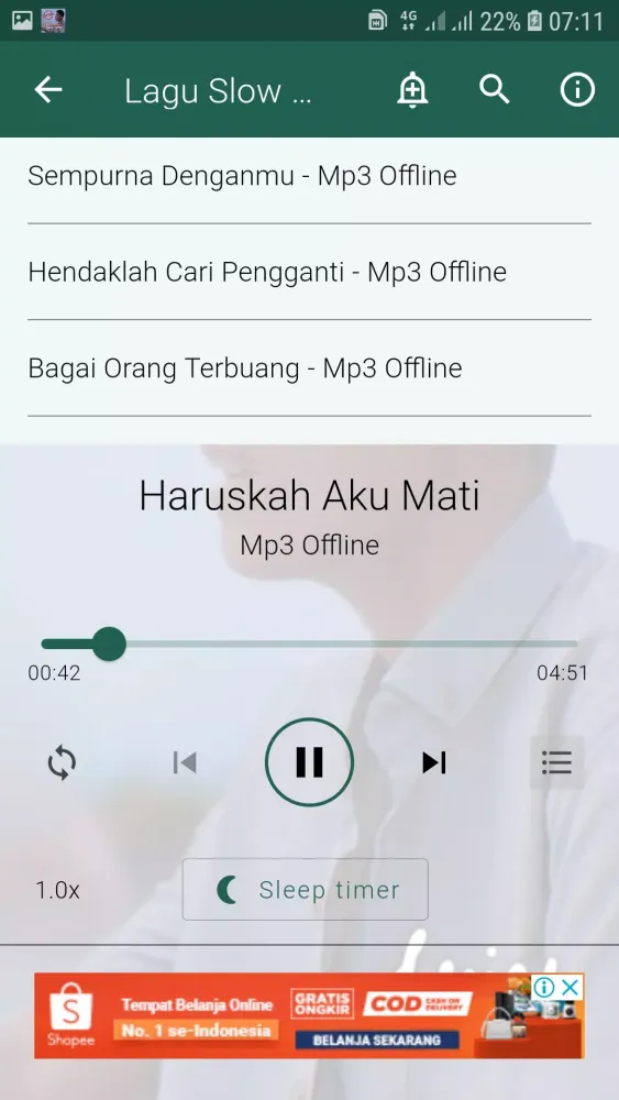 Tangkapan layar Haruskah Aku Mati Offline