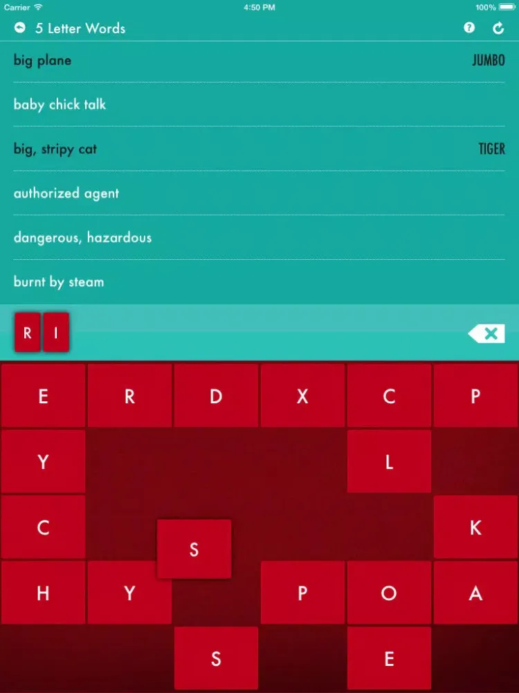 Clever Clues iPad  स्क्रीनशॉट