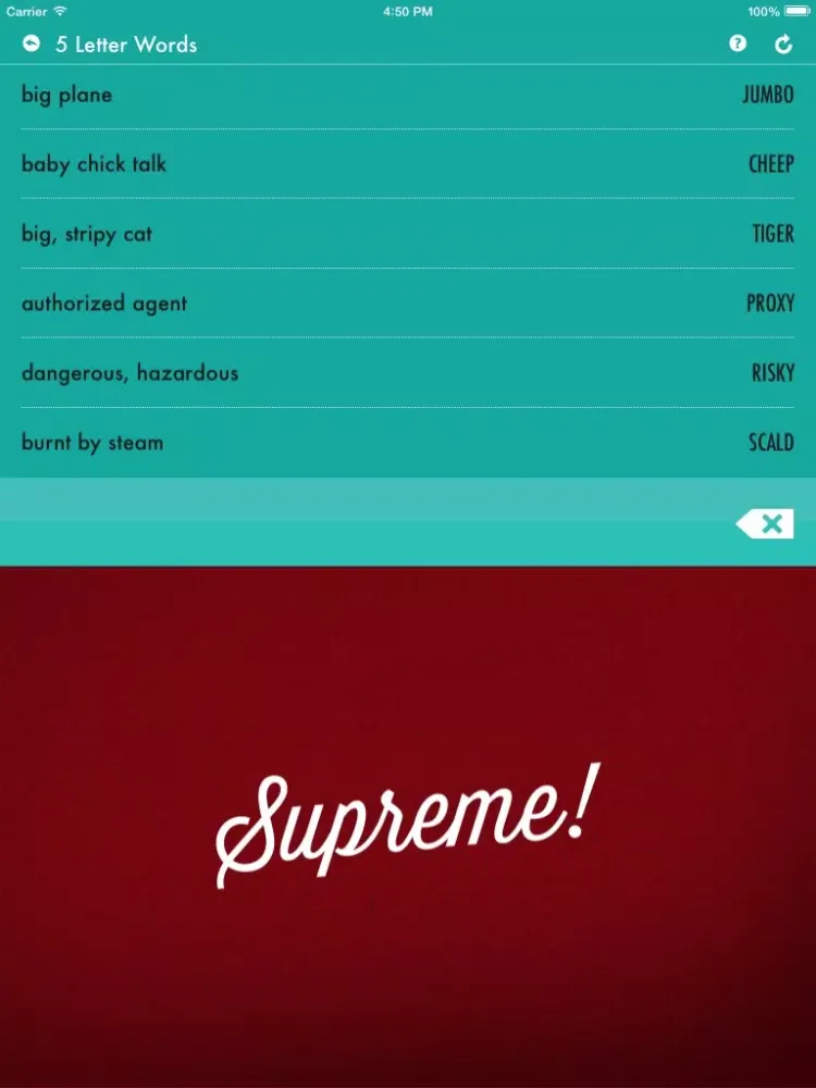 Clever Clues iPad  स्क्रीनशॉट