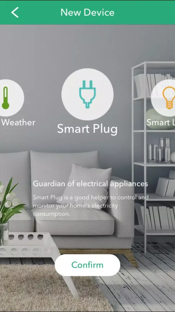 Capturas de tela do Smart Casa