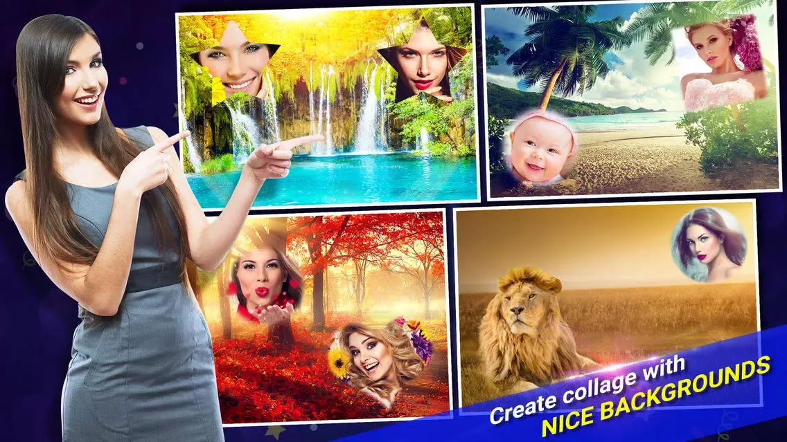 Photo Mixer -Mirror, Frame, Film Strip স্ক্রিনশট