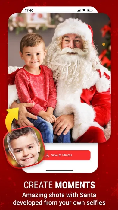 Capturas de tela do Santa In Photos - AI Santa
