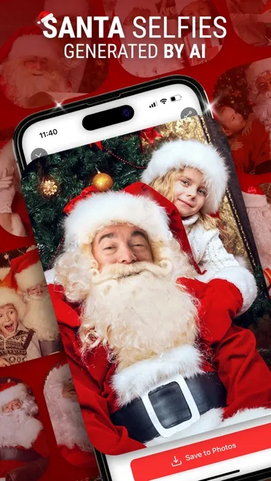 Capturas de tela do Santa In Photos - AI Santa