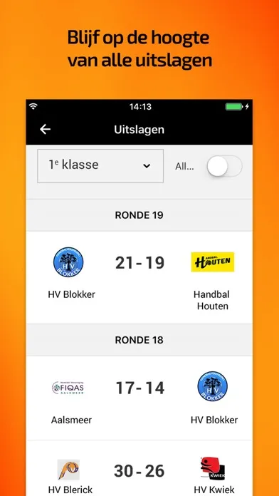 HandbalNL Screenshots