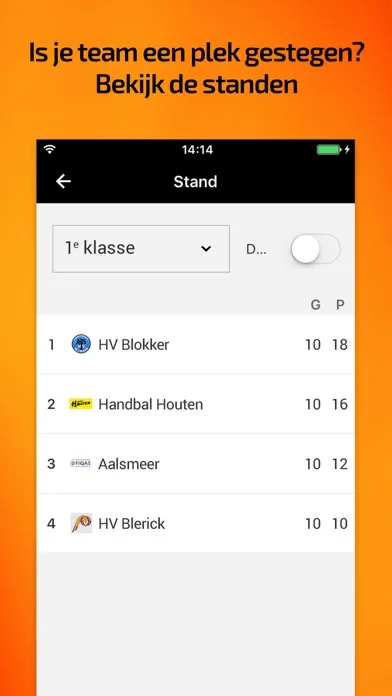HandbalNL Screenshots