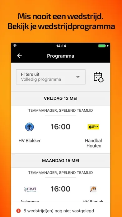 HandbalNL Screenshots