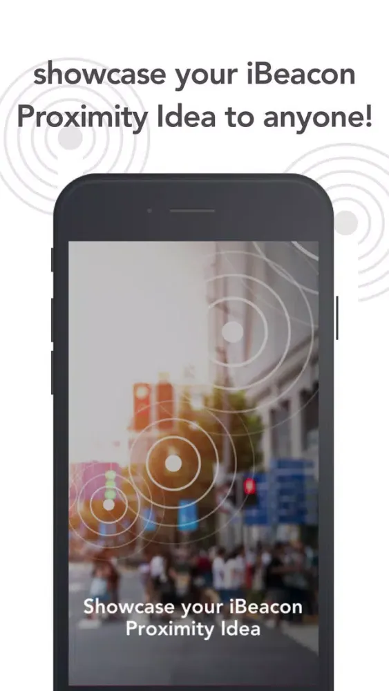 Captures d'écran de idex to showcase iBeacon Ideas