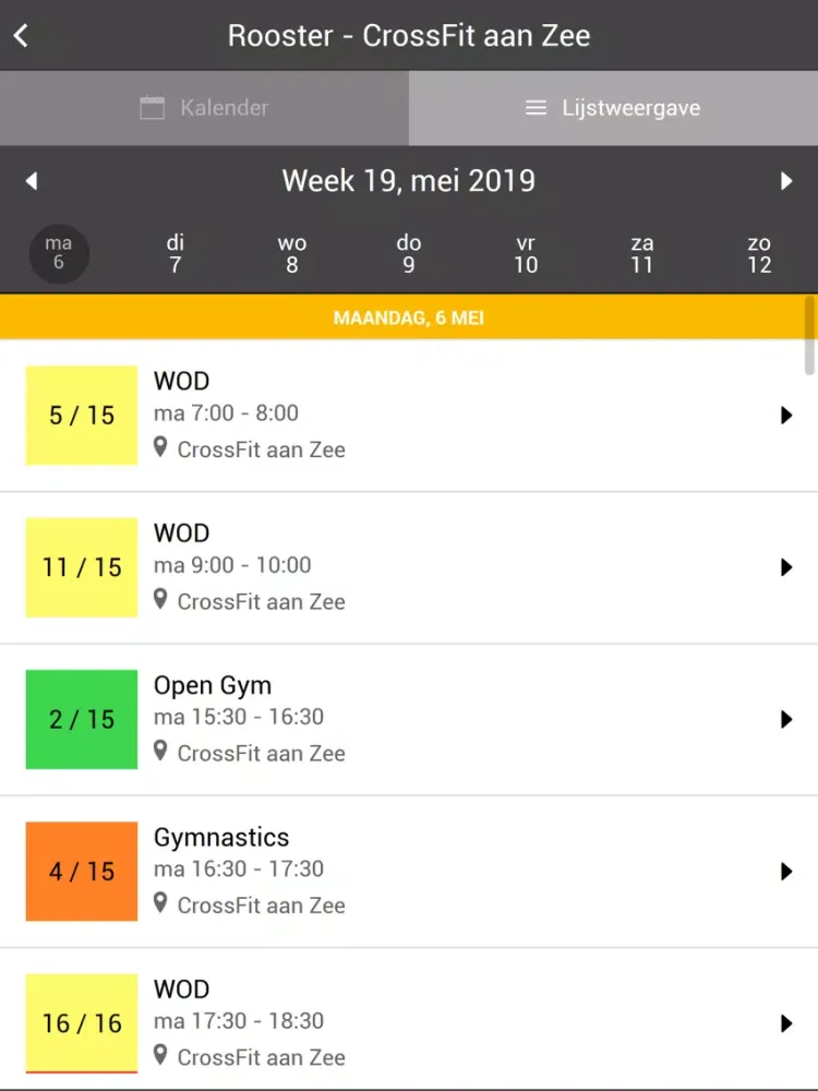 Gymbox Noordwijk | CrossFit iPad  Screenshots